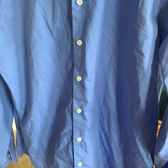 Merona blue button down shirt - men’s size L - Picture 3 of 6